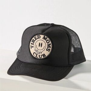 Tired Moms Club Black Trucker Hat NWT Reg Price $38